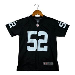 Nike Oakland Raiders #52 Khalil Mack On Field Limited Home Size 56
